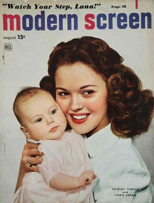 MODERN SCREEN magazine cover Issue 213 August 1948